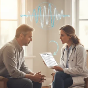 graba y convierte una hstoria clinica | Romed graba y convierte una historia clinica